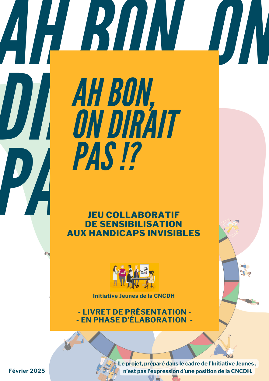 Page de couverture du dossier de présentation du Jeu