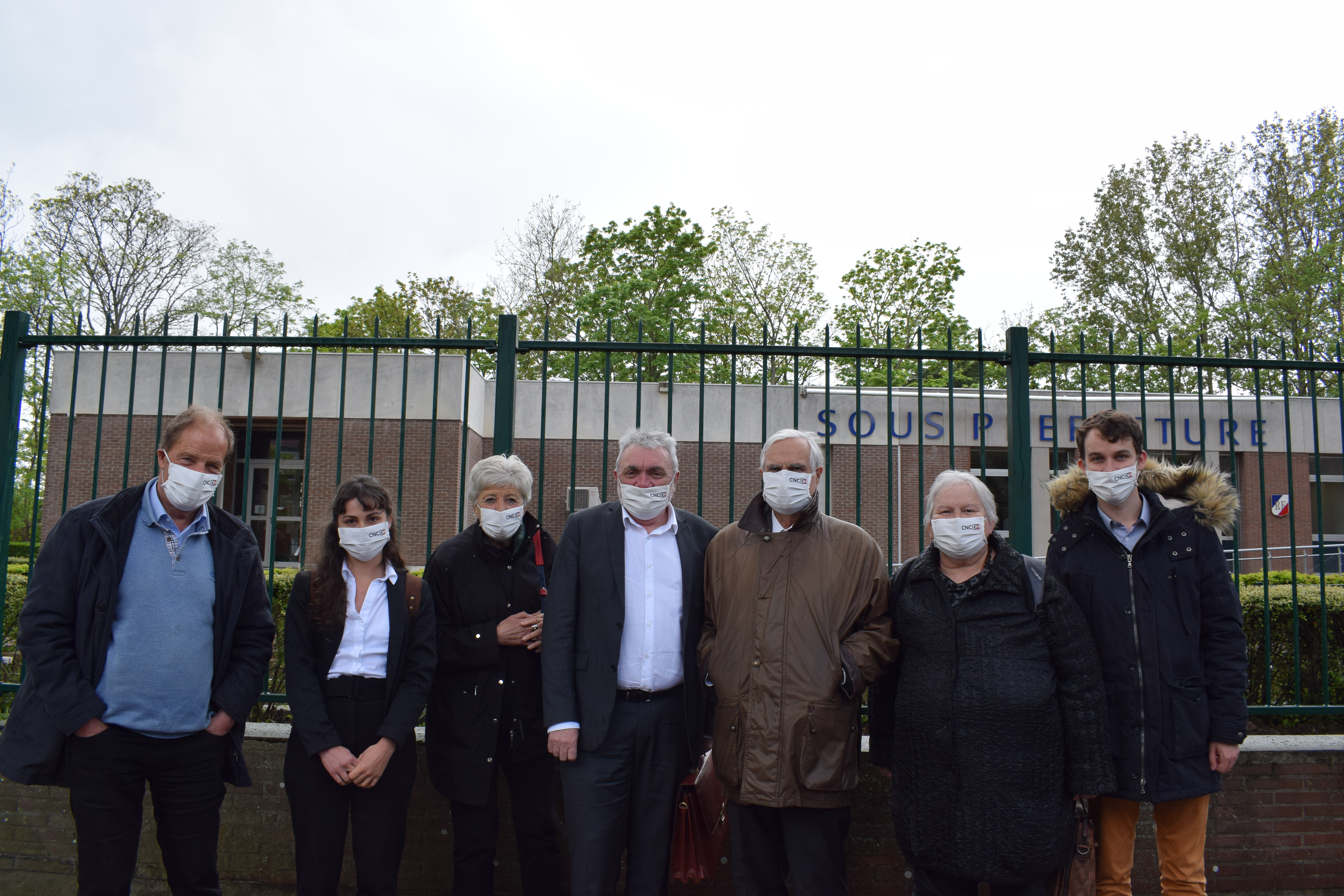 Photo de la Conférence de presse à Calais 17 mai 2021